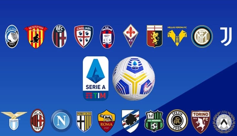 Những câu lạc bộ quen thuộc với giải Serie A