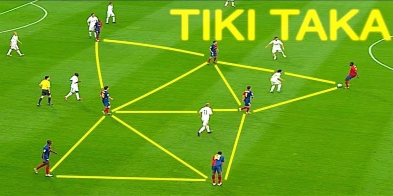 Giới thiệu chiến thuật tiki taka cho người đam mê bóng đá